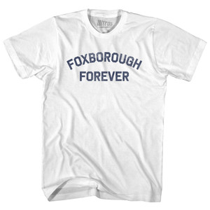 Foxborough Forever Womens Cotton Junior Cut T-Shirt - White