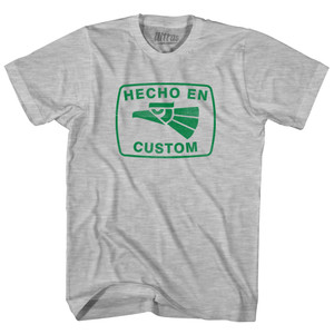 Custom Hecho En Youth Cotton T-shirt - Grey Heather Custom Hecho En Youth Cotton T-shirt - Grey Heather