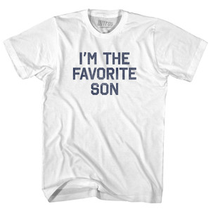 I'm The Favorite Son Youth Cotton T-shirt - White I'm The Favorite Son Youth Cotton T-shirt - White