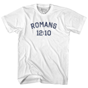 Romans 12 10 Youth Cotton T-shirt - White Romans 12 10 Youth Cotton T-shirt - White