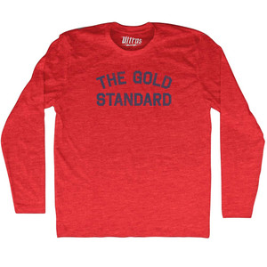 The Gold Standard Adult Tri-Blend Long Sleeve T-shirt - Athletic Red The Gold Standard Adult Tri-Blend Long Sleeve T-shirt - Athletic Red