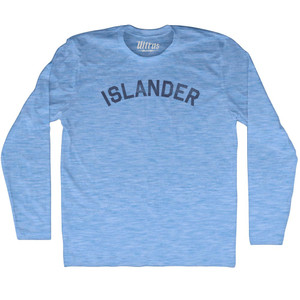 Islander Adult Tri-Blend Long Sleeve T-shirt - Athletic Blue Islander Adult Tri-Blend Long Sleeve T-shirt - Athletic Blue