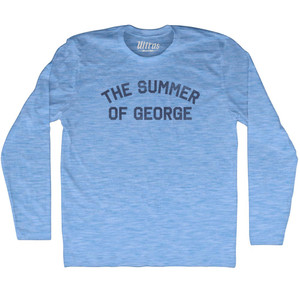 The Summer Of George Adult Tri-Blend Long Sleeve T-shirt - Athletic Blue The Summer Of George Adult Tri-Blend Long Sleeve T-shirt - Athletic Blue