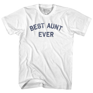 Best Aunt Ever Youth Cotton T-shirt - White