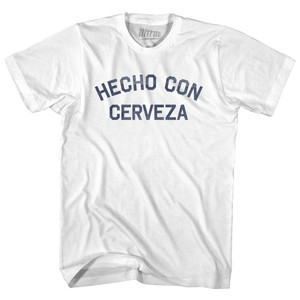 Hecho Con Cerveza Youth Cotton T-shirt - White