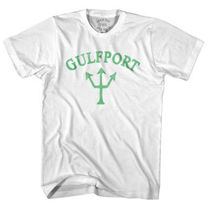 Mississippi Gulfport Emerald Art Trident Womens Cotton Junior Cut T-Shirt by Life on the Strand Mississippi Gulfport Emerald Art Trident Womens Cotton Junior Cut T-Shirt by Life on the Strand