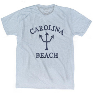 North Carolina Carolina Beach Trident Adult Tri-Blend V-Neck T-Shirt by Ultras North Carolina Carolina Beach Trident Adult Tri-Blend V-Neck T-Shirt by Ultras