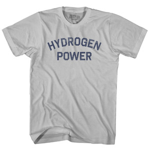 Hydrogen Power Adult Cotton T-shirt - Cool Grey