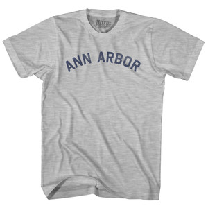 Ann Arbor Adult Cotton T-shirt - Grey Heather