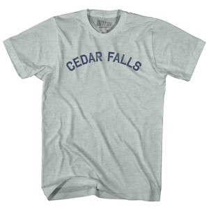 Cedar Falls Adult Tri-Blend T-shirt - Athletic Cool Grey