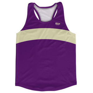 Purple Medium And Vegas Gold Arch Running Track Tops Made In USA Purple Medium And Vegas Gold Arch Running Track Tops Made In USA