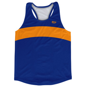 Blue Royal And Tennessee Orange Arch Running Track Tops Made In USA