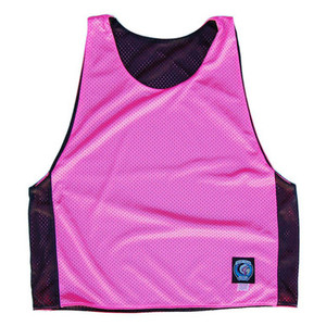 Neon Pink and Black Reversible Lacrosse Pinnie Made In USA - Neon Pink & Black Neon Pink and Black Reversible Lacrosse Pinnie Made In USA - Neon Pink & Black