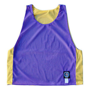 Purple and Yellow Reversible Lacrosse Pinnie Made In USA - Purple & Yellow Purple and Yellow Reversible Lacrosse Pinnie Made In USA - Purple & Yellow