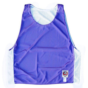 Purple and White Reversible Lacrosse Pinnie Made In USA - Purple & White Purple and White Reversible Lacrosse Pinnie Made In USA - Purple & White