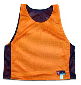 Neon Orange and Black Reversible Lacrosse Pinnie Made In USA - Neon Orange & Black Neon Orange and Black Reversible Lacrosse Pinnie Made In USA - Neon Orange & Black