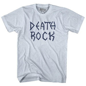 Death Rock Adult Tri-Blend T-shirt - Athletic White