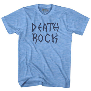 Death Rock Adult Tri-Blend T-shirt - Athletic Blue