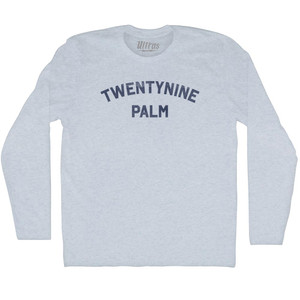Twentynine Palm Adult Tri-Blend Long Sleeve T-shirt - Athletic White Twentynine Palm Adult Tri-Blend Long Sleeve T-shirt - Athletic White