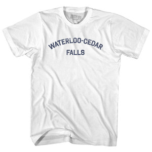 Waterloo-Cedar Falls Womens Cotton Junior Cut T-Shirt - White