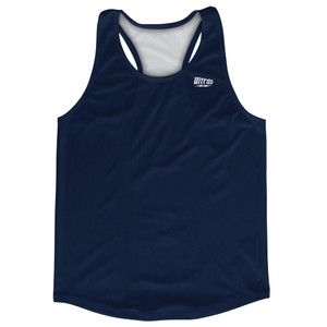 Ultras Logo Blue Navy Running Racerback Singlet Track Tops Made In USA Ultras Logo Blue Navy Running Racerback Singlet Track Tops Made In USA