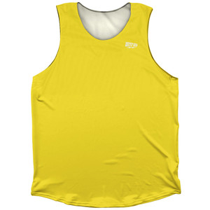 Blank Yellow Varsity Athletic Tank Top
