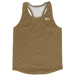 Blank Brown Yellow Running Racerback Singlet Track Tops Made In USA Blank Brown Yellow Running Racerback Singlet Track Tops Made In USA