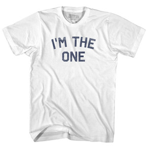 I'm The One Womens Cotton Junior Cut T-Shirt - White