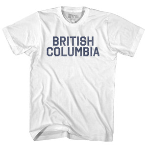 British Columbia Womens Cotton Junior Cut T-Shirt - White