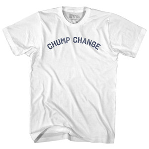 Chump Change Womens Cotton Junior Cut T-Shirt - White