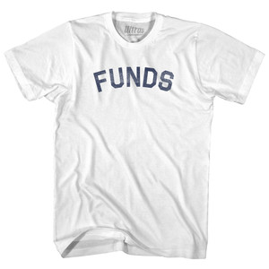 Funds Womens Cotton Junior Cut T-Shirt - White