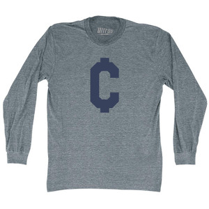 C Money Adult Tri-Blend Long Sleeve T-shirt - Athletic Grey