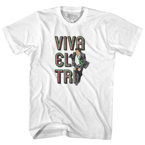 Viva El Tri Mexico Soccer Miguel Herrera Adult Cotton T-shirt - White Viva El Tri Mexico Soccer Miguel Herrera Adult Cotton T-shirt - White