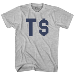 T Money Womens Cotton Junior Cut T-Shirt - Grey Heather