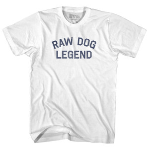 Raw Dog Legend Youth Cotton T-shirt - White Raw Dog Legend Youth Cotton T-shirt - White