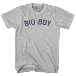Big Boy Adult Cotton T-shirt - Grey Heather