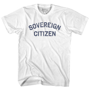 Sovereign Citizen Adult Cotton T-shirt - White