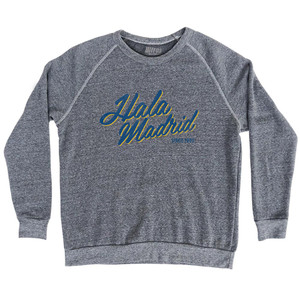 Real Madrid Hala Adult Tri-Blend Sweatshirt - Athletic Grey