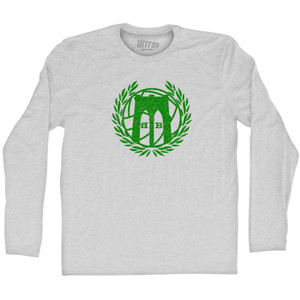 Borough Boys New York Soccer Adult Cotton Long Sleeve T-shirt - Grey Heather Borough Boys New York Soccer Adult Cotton Long Sleeve T-shirt - Grey Heather