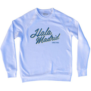 Real Madrid Hala Adult Tri-Blend Sweatshirt - White