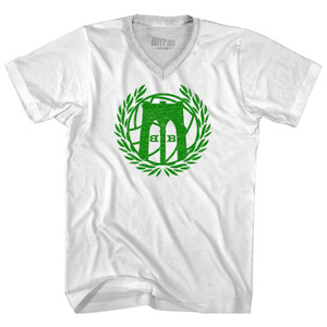 Borough Boys New York Soccer Adult Tri-Blend V-neck T-shirt - White Borough Boys New York Soccer Adult Tri-Blend V-neck T-shirt - White
