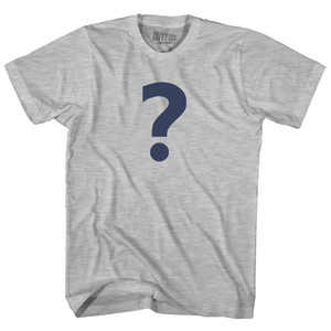 Question Mark Youth Cotton T-shirt - Grey Heather Question Mark Youth Cotton T-shirt - Grey Heather