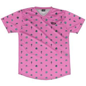 Tequila Pattern Soccer Jersey Made In USA - Hot Pink Tequila Pattern Soccer Jersey Made In USA - Hot Pink