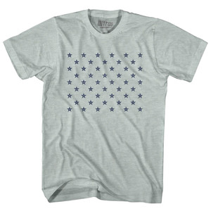State Abbreviation Tee Adult Tri-Blend T-shirt - Athletic Cool Grey State Abbreviation Tee Adult Tri-Blend T-shirt - Athletic Cool Grey