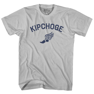 Kipchoge Running Track Winged Foot Adult Cotton T-shirt - Cool Grey Kipchoge Running Track Winged Foot Adult Cotton T-shirt - Cool Grey
