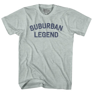 Suburban Legend Adult Tri-Blend T-Shirt - Athletic Cool Grey