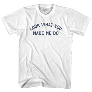 Look What You Made Me Do Youth Cotton T-shirt - White