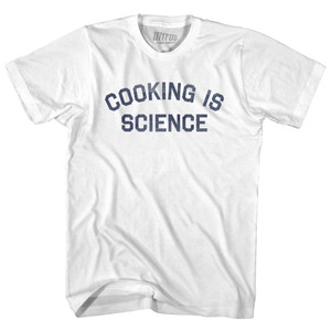 Cooking Is Science Youth Cotton T-shirt - White Cooking Is Science Youth Cotton T-shirt - White