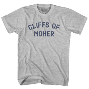 Cliffs Of Moher Womens Cotton Junior Cut T-Shirt - Grey Heather