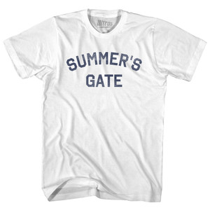 Summer's Gate Youth Cotton T-shirt - White Summer's Gate Youth Cotton T-shirt - White